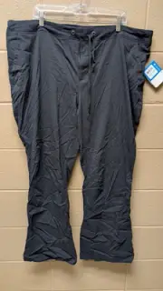 Columbia Pants Womens 22 Black Anytime Outdoor Bootcut Stretch Hiking