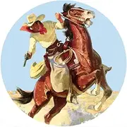 Slipmat Slip Mat Scratch Pad Felt for Any 12" LP DJ Vinyl Turntable Record Player Custom Graphical - Wild West 64
