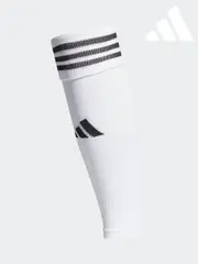 adidas White/Black Performance Team Sleeves Socks (D66088) | $23