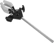 Laboratory Retort Clamp Stand with Non Slip Design for Secure Lab Glassware Support Construction for Chemistry Physics Experiments