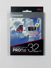 New Samsung PRO Plus 32GB microSDHC UHS-I Memory Card with adapter MB-MD32GA/AM