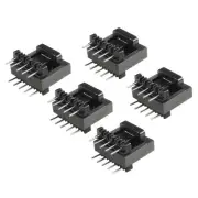 Transformer Bobbin EI22 Vertical 5 with 5 Pin with Ferrite Core Halves 5 Set