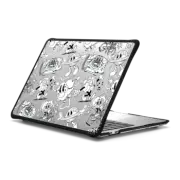 MacBook Pro 13-inch (M1 / M2 / Intel) Impact Case Sticker-Book B&W by Made By Nelson