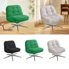 Armless Office Chair Leisure Chair Soft Ergonomic Back Support Gaming Chair 360