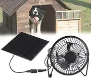 S-SNAIL-OO Solar Panel Powered Fan Mini Ventilator 10w/5w Exhaust Fan for Greenhouse Motorhome House Chicken House Outdoor Ventilation Equipment Ventilator for Pets 5w