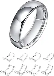 [BIGTEDDY] 8Pcs Invisible Clear Ring Size Adjuster Resizer Loose Rings Reducer 2022