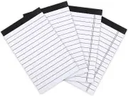 Writing Note Pads A7 Size Removable Narrow Ruled Memo Pad 7.5 x 12.5 cm