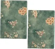 ERINGOGO 2pcs Fabric Book Sleeve Soft Fabric Book Protector Case for Notebook Sketchbook Journal