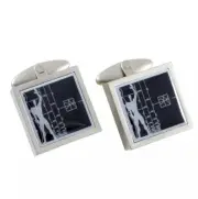 ACME Studio Architect LE CORBUSIER “Le Modulor/Figure" Cufflinks NEW