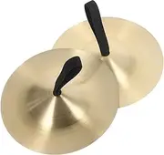 BESTonZON 1 Pair Kids Hand Cymbals Mini Percussion Instrument Sturdy Kids Music Toys for Early Education Perfect for Schools Kindergartens