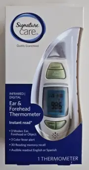 Signature Care Infrared/ Digital Ear And Forehead Thermometer