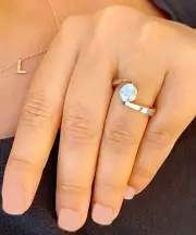 IGI CERTIFIED 14K WHITE GOLD ROUND DIAMOND ENGAGEMENT RING TENSION 1.00CT F VS2