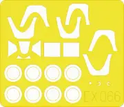Eduard Mask 1/48 Spitfire Mk V Mask for Hasegawa EUEX 066