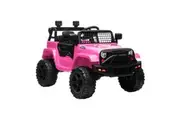 Mazam Ride On Car Jeep Electric Vehicle Kids Toy Remote Cars Gift 12V LED Light Pink