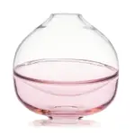 Orrefors Septum Pink Crystal Vase