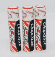 Chapstick CANDY CANE - Lot of 3 Lip Balm NEW AND SEALED