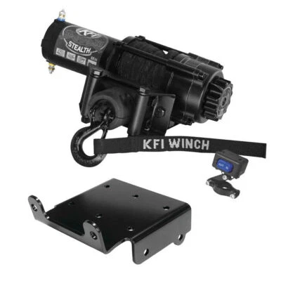 KFI Winch Kit 3500 lb For Polaris 570 RZR S 2017 (Synthetic Rope)