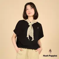 在飛比找momo購物網優惠-【Hush Puppies】女裝 上衣 寬袖擺摺連袖素色上衣