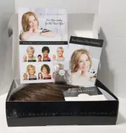 NWT Toni Brattin 331 Flirtatious-Plus Medium Brown Sleek Cut Wig QVC BOXED