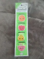Re-Marks Tutti Frutti Scented Magnetic Bookmarks New - FREE SHIPPING