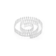 Outdoor Fairy String Garden Accessory Fence White Lights - 100 x 5cm