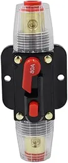 Resettable Circuit Breaker 20A 30A 40A 50A 60A 80A 100A 125A 150A Resettable Insurance 12-24V DC Car Truck Resettable