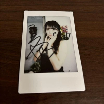 Kokoro Asano Autographed Signed instax photo Cheki Japanese Female Idol