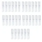 25 Pieces Multipurpose Clear Pen Storage Case for Accessories and Cosmetics