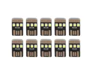10Pcs Camping Mini Tent Night Light Portable Energy Saving USB LED Flashlight for OutdoorBlack