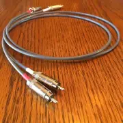 3’ BELDEN Stereo Audiophile Interconnect Cables Shielded W/ Rean RCA connectors