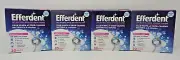 Efferdent Anti Bacterial Denture Cleaner Essential Clean 20 ct Tablets - 4 Boxes