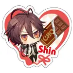 【AGS日本代購】全新現貨 AMNESIA シン SHIN 角色款 壓克力徽章 別針 WORLD 失憶症 花邑麻衣