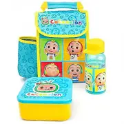 Cocomelon Childrens/Kids Baby JJ Lunch Bag Set Blue/Yellow One Size