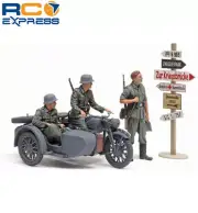 Tamiya 1/35 German KS600 Motorcycle & Sidecar Plastic Model Kit TAM35384