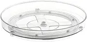 Homiliky Lazy Susan Organizer for Cabinet,Clear Non-Skid Turntable Organizer for Kitchen, Pantry Organization Storage, Refrigerator, Vanity Makeup, Bathroom Countertop Organizing, Rotating (S)