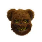 Halloween Bloody Animal Mask Horror Mask Cosplay Party Scary Mask Brown bear mask