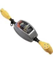 Camco PowerGrip RV Camper 50 AMP 24" Dogbone Circuit Analyzer Surge Protector