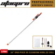 Atacpro 34" One-piece Stainless Rifle Gun Cleaning Rod Brush Mop Kit .22 Cal