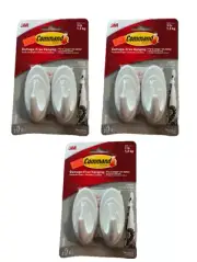 3M 17086QES Command Quartz Terrace Hook Medium 3 lbs. Capacity 2 Ct 3 Pack