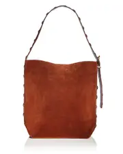 Madewell The Essentials Studded Suede Bucket Tote