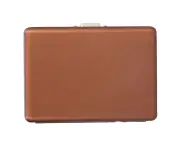 Fashionable Cigarette Case Brushed Aluminum Alloy Business Card Storage Box For Briefcase(Card Coffee Cigarette Box )