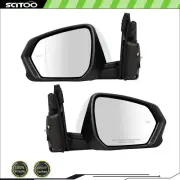 For 18-2021 Chevrolet Equinox Chrome Driver +Passenger Side Mirror Blind Spot (for: Chevrolet)