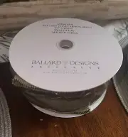 Ballard Designs Ribbons Green Velvet