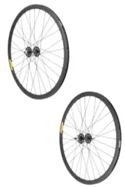 Velocity Non Machined Deep V 700c Fixed Gear Road Bike Bicycle Wheelset Black