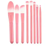 8 Pcs Makeup Brush Set Concealer Blusher Brush Pink