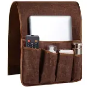Sofa Armrest Organizer Non-Slip Arm Chair Hanging Caddy Remote Control Holder...