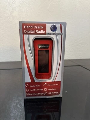 Emergency Hand Crank RadioAM/FM Weather Band Brand New!