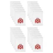 24Pc Replacement Vacuum Bags for FJM AirClean 3D Efficiency Dust Bags, Models F J M Series Vacuum Cleaner