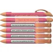 Greeting Pen Fruit of the Spirit Scripture Pens, Scripture Verses with Rotati...