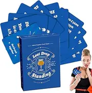 Drinking Card Game - Fun Drinking Game | Risky Questions Game, Bachelorette Party Game Conversation for Game Night